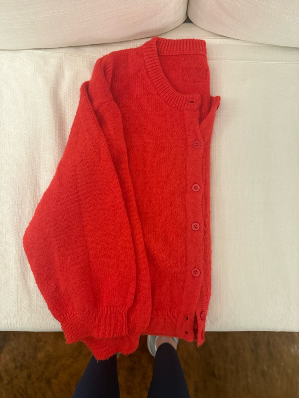 Daily Drills Red Crewneck Sweater - Picture 3 of 4